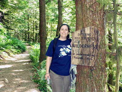 Entrance to Boulder River Wilderness Area