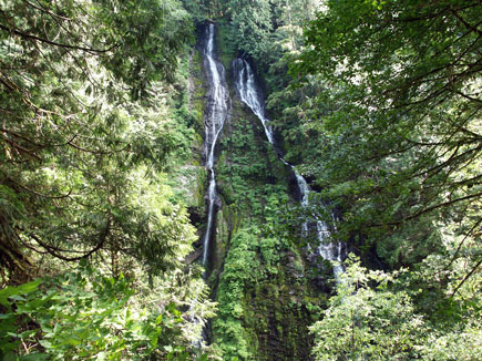 view of waterfall